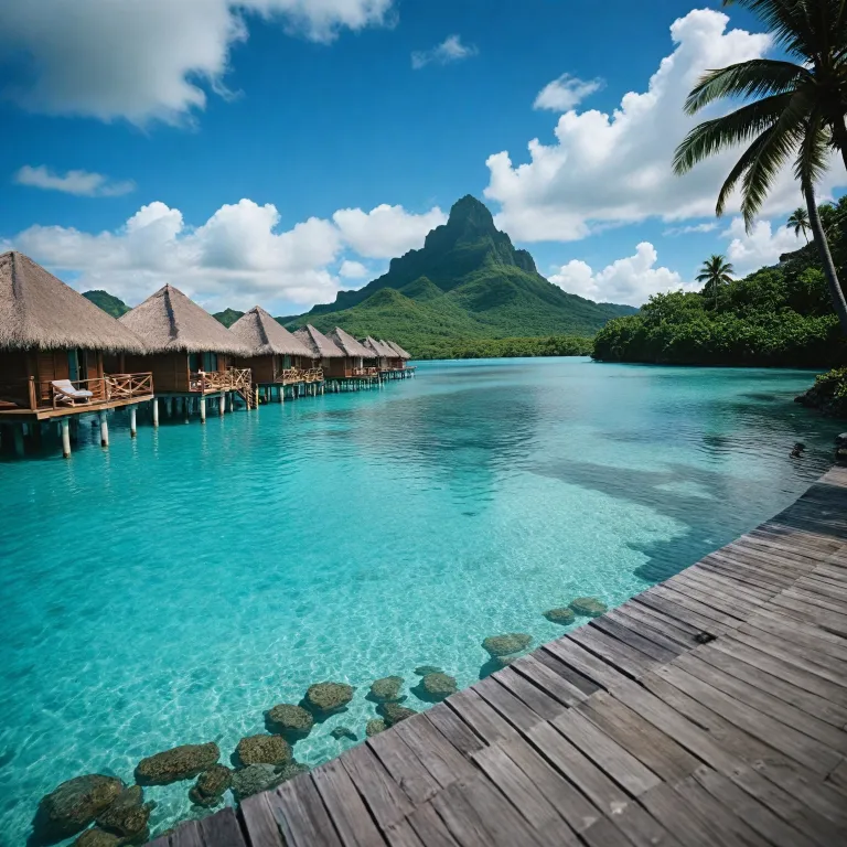 Experience the finest Bora Bora hotels with private pool accommodations