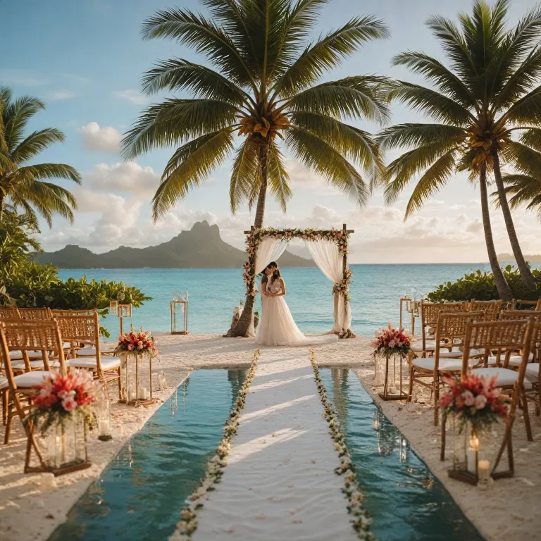Elegant weddings in Tahiti Bora Bora for luxury island escapes