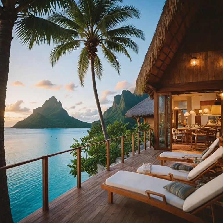 Society islands in French Polynesia for refined stays in Bora Bora