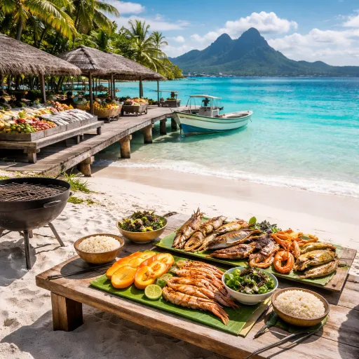 From Lagoon to Plate: A Journey Through Bora Bora's Local Food Markets and Beach Grills