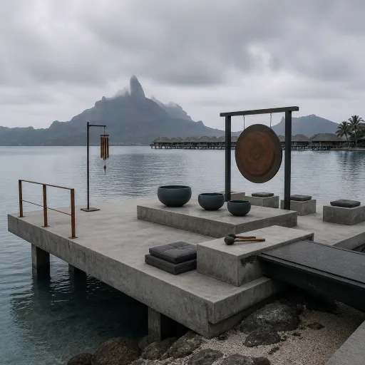 Sound Healing Sessions Over the Lagoon: Bora Bora's Newest Spa Trend
