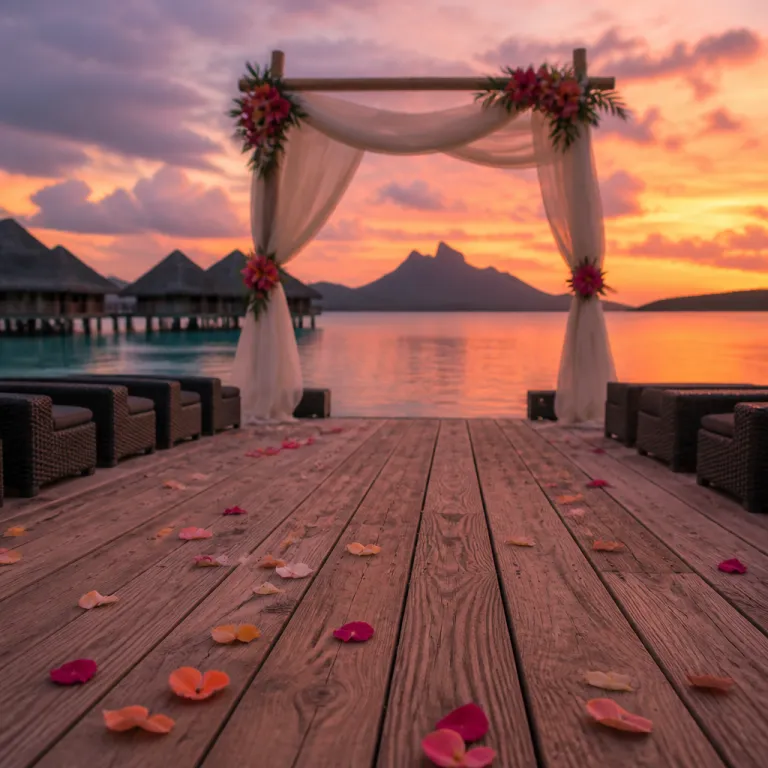 Planning a Bora Bora wedding ceremony in overwater luxury